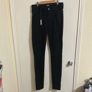 NWT Paige Black Ultra Skinny Transcend Jeans size 31